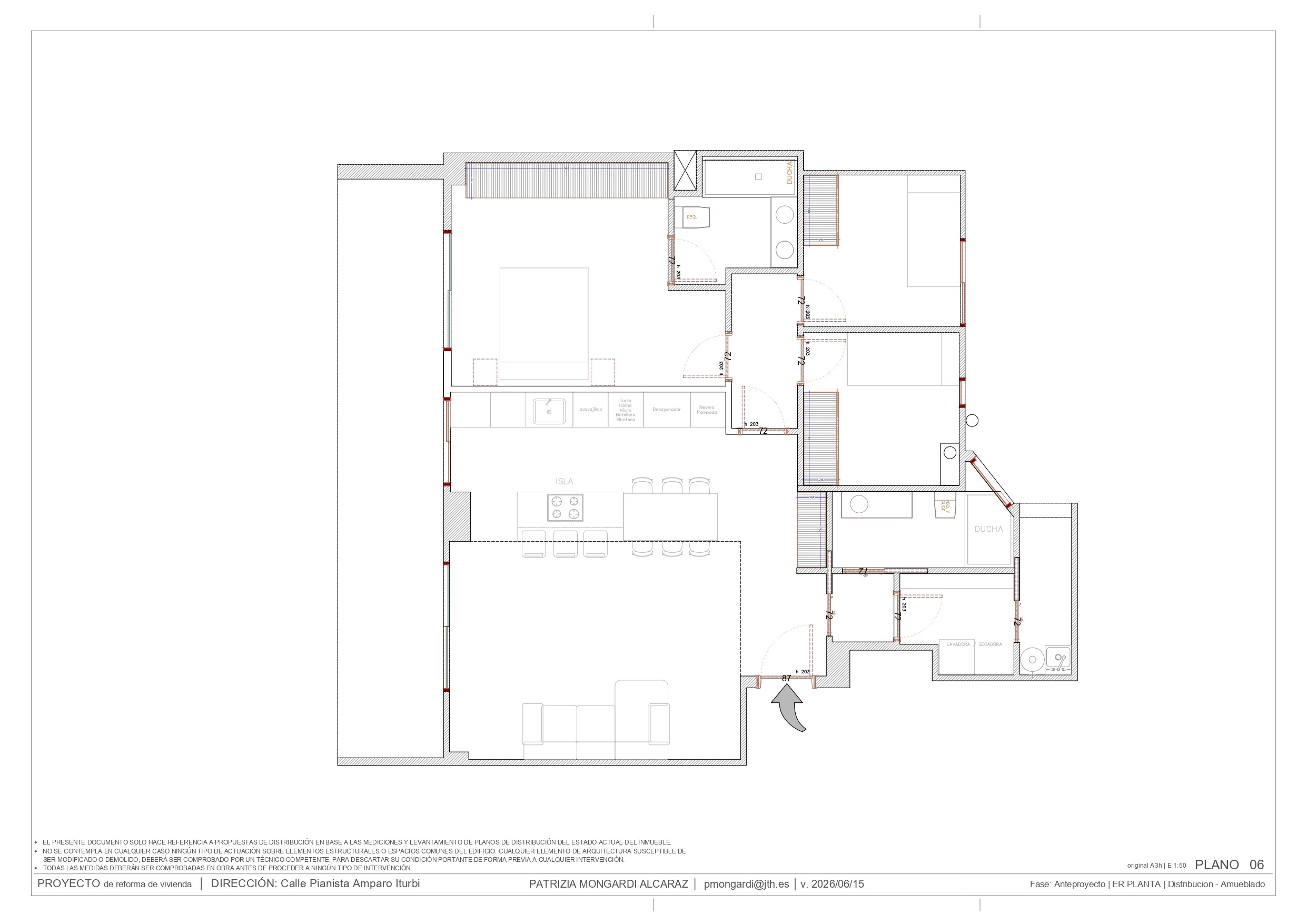 Plano de la vivienda